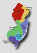 New Jersey Travel Regions Map