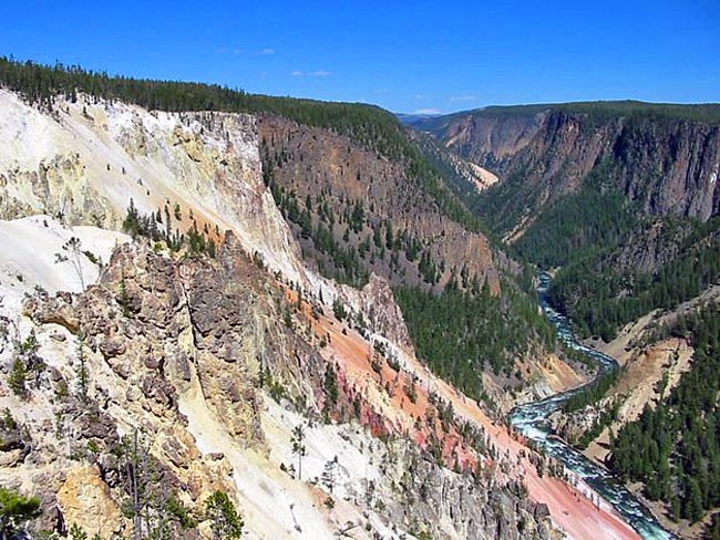Yellowstone Grand Canyon - Canyon Village Area, Yellowstone National Park, Wyoming