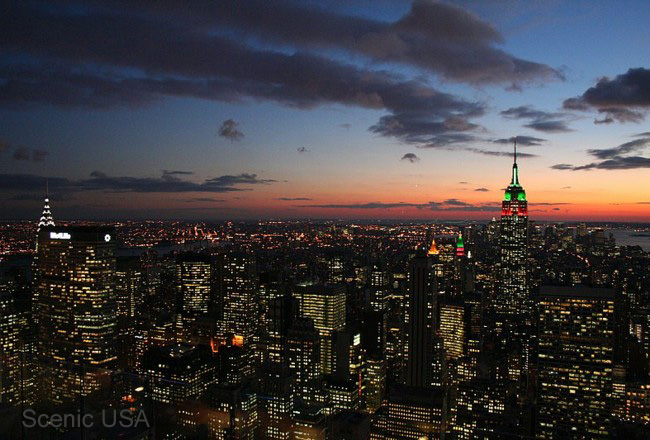 Famous New York City skyline - New York