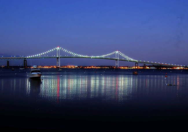Claiborne Pell (Newport) Bridge - Narragansett Bay, Rhode Island