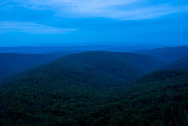 View from White Rock Mountain Overlook - Mulberry, Arkansas
