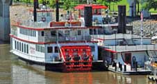 Arkansas Queen (since departed) - North Shore Riverwalk, Little Rock