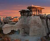 Rock Formations - Bisti Badlands
