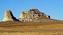 Courthouse Rock and Jail Rock- Bridgeport, Nebraska