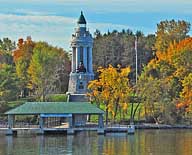 Champlain Memorial Lighthouse - Lakeside view