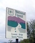 Covered Bridge Scenic Byway Sign