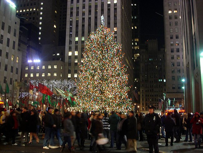 Rockefeller Center Christmas tree - New York City, New York