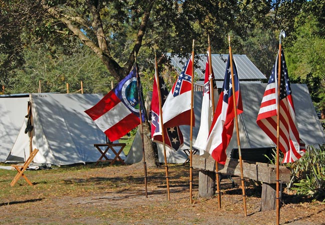 Bivouac Demonstration - Florida Cracker Christmas, Fort Christmas Historical Park