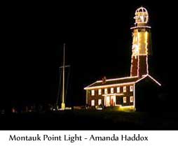 Montauk Point Lighthouse at Christmas