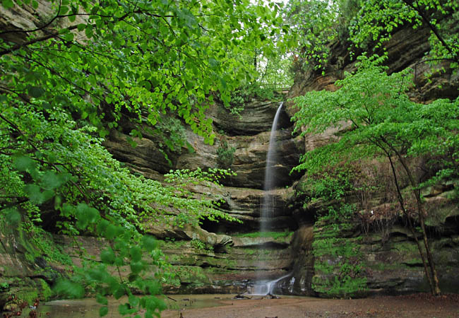 Wildcat Canyon Falls - Starved Rock State Park, Illinois