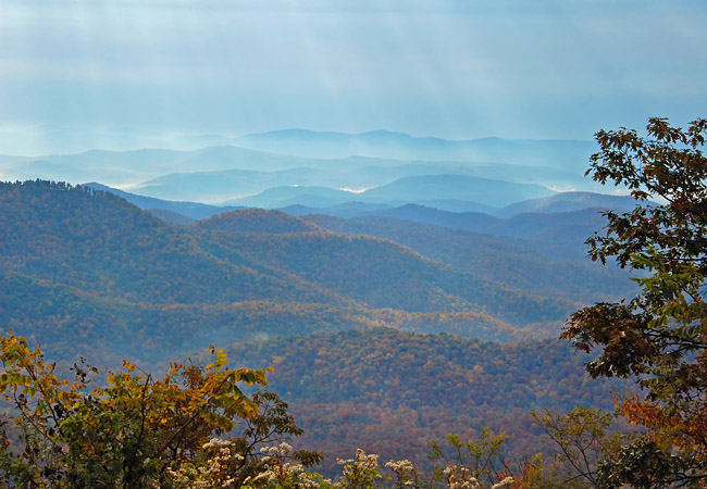Pink Beds Overlook - Blue Ridge Parkway, North Carolina