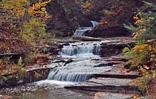 McClure Creek Cascades - Havana Glen Park, Montour Falls, New York