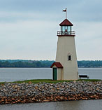 Lighthouse at East Wharf - Lake Hefner Lighthouse, Oklahoma City