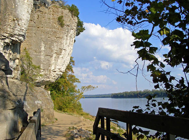 Cave-in-the-Rock Riverwalk - Ohio River National Scenic Byway, Illinois