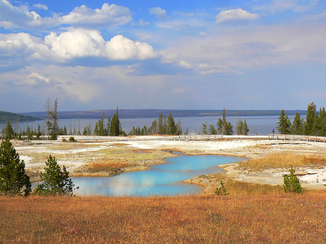 West Thumb Geyser Basin - Yellowstone National Park, Wyoming