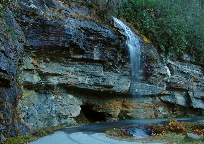 Bridal Veil Falls -  Highlands, North Carolina