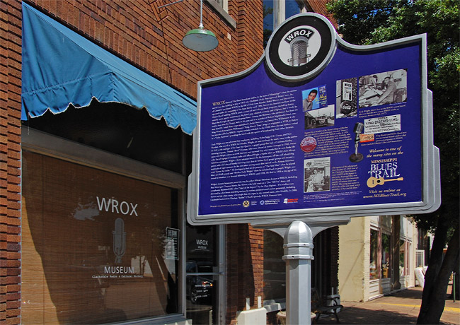Mississippi Blues Trail - WROX Radio Station Museum - Clarksdale, Mississippi