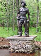 Florida Caverns CCC Statue - Florida Caverns State Park