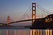Golden Gate Bridge - San Francisco Bay, California
