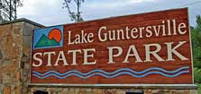 Lake Guntersville State Park Entrance Sign