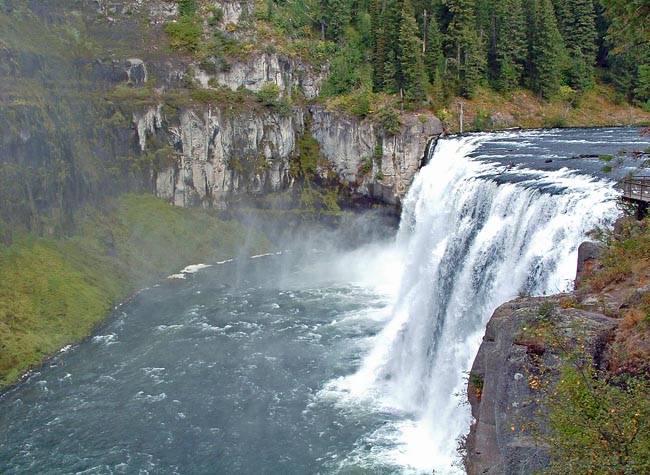 Upper Mesa Falls - Mesa Falls Interpretive Site, Ashton, Idaho