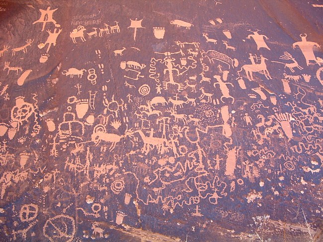 Newspaper Rock State Historical Monument - Monticello, Utah