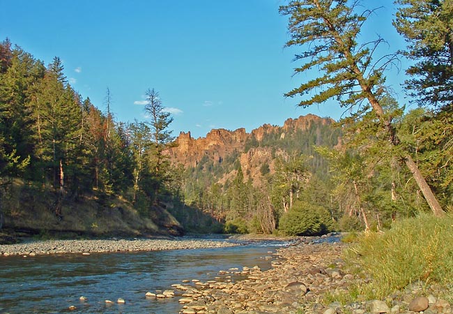 North Fork Shoshone River - Wapiti, Wyoming