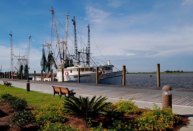 Water Street Riverwalk - Apalachicola, Florida