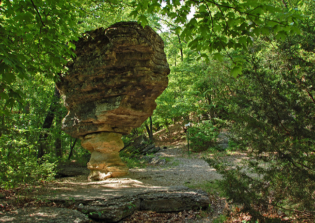 Pivot Rock - Eureka Springs, Arkansas