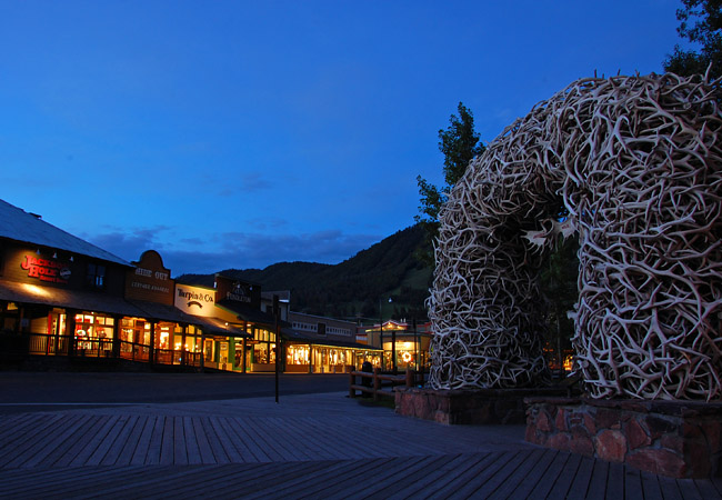 Jackson Hole Town Square - Jackson, Wyoming
