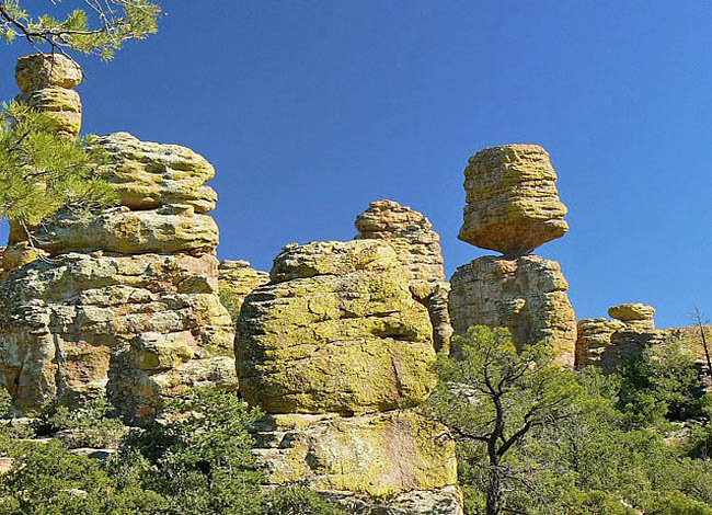 Rhyolite and Lichens - Chiricahua National Monument, Arizona
