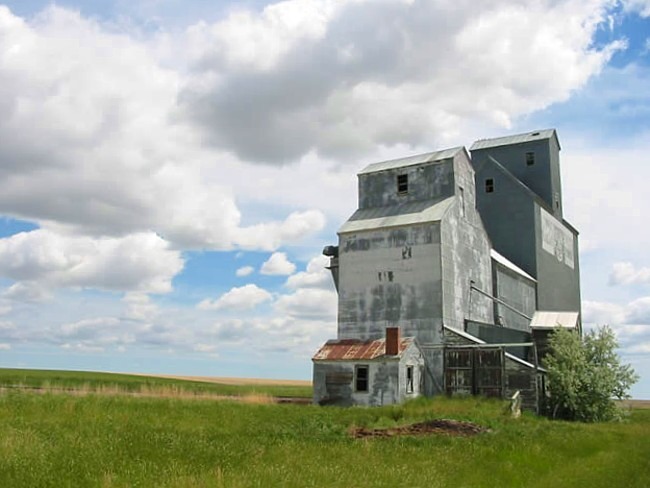 Grain Elevator in the Hi-Line Region