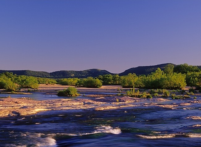 Texas Hill Country Trail - Llano River, Texas