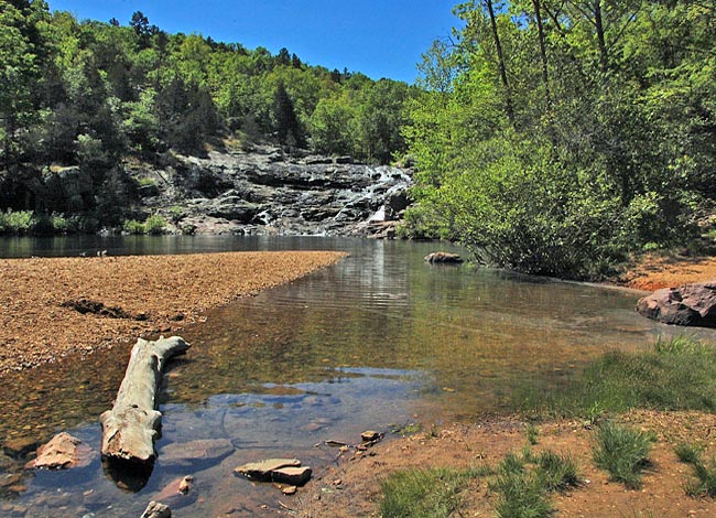 Rocky Falls Shut In - Ozark National Scenic Riverways, Van Buren, Missouri