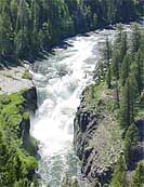 Lower Mesa Falls - Mesa Falls Interpretive Center, Ashton, Idaho