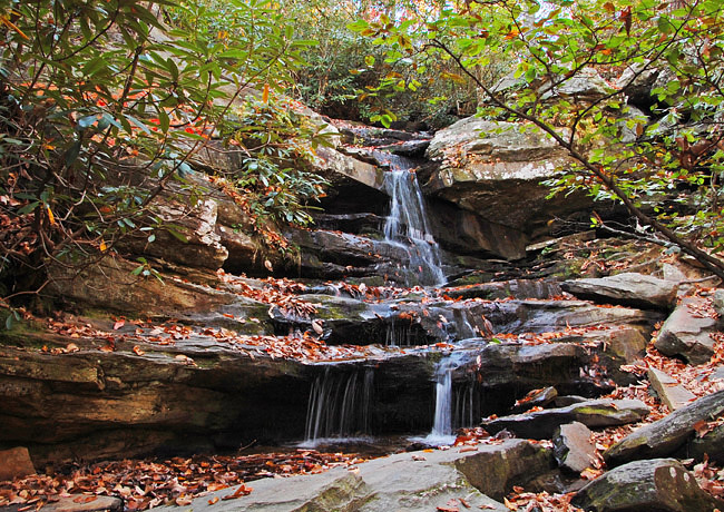 Hidden Falls - Hanging Rock State Park, North Carolina