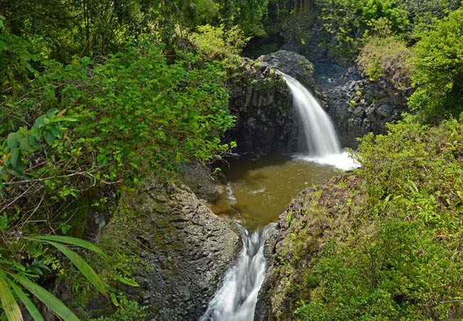 Pipiwai Stream Step Falls - Haleakala National Park, Hawaii