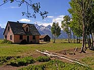 John Moulton Home, Mormon Row - Grand Teton National Park, Wyoming