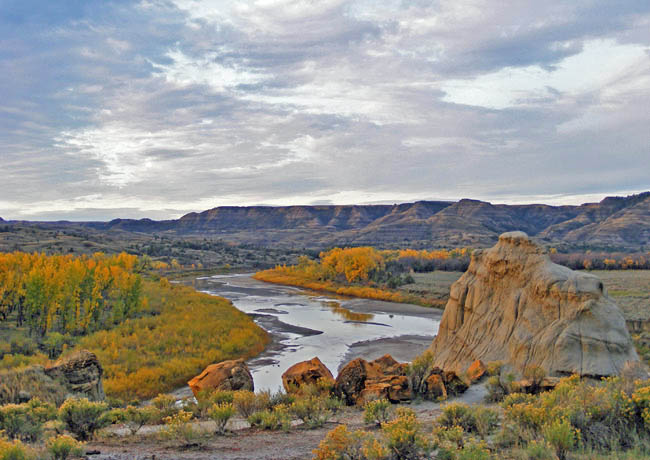 Little Missouri River Valley - Roosevelt National Park, Medora, North Dakota