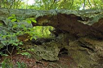 Natural Bridge at Pivot Rock - Eureka Springs, Arkansas