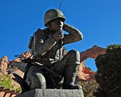 Navajo Code Talker - Navajo Tribal Park and Veterans Memorial, Window Rock, Arizona
