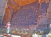 Newspaper Rock State Historical Monument - Monticello, Utah