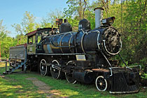 Number 201, a 2-6-0 (Mogul), built 1906, American Locomotive Company