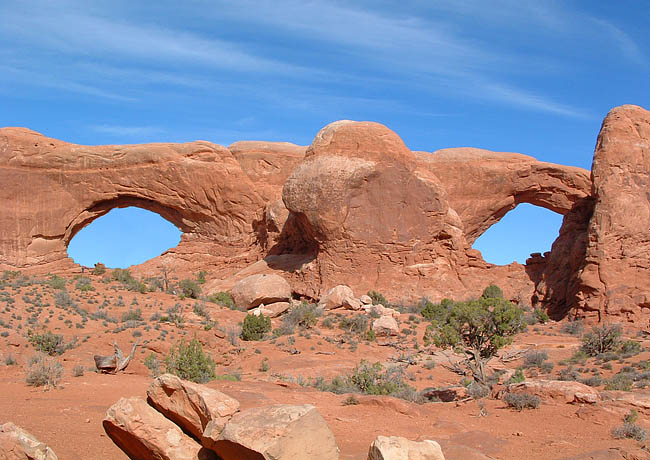 The Spectacles (North and South Windows - Arches National Park, Moab, Utah
