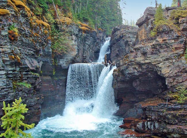 St. Mary Falls - Glacier National Park, Montana