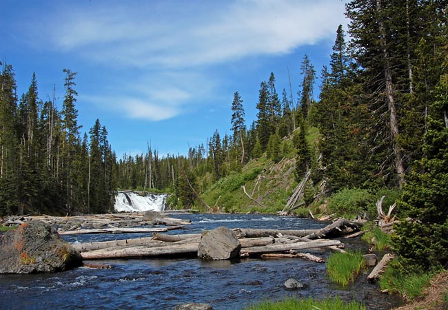 Lewis Falls - Yellowstone National Park, Montana