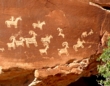 Rim Trail Pictographs - Moab, Utah