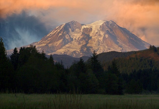 Rainier Sunset - Mount Rainier National Park, Washington