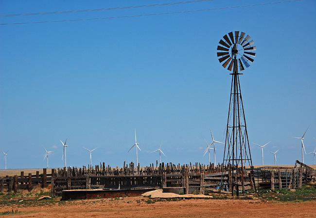 Texas Wind Power - Vega, Texas