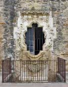 San Jose Mission Church Rose Window - San Antonio, Texas